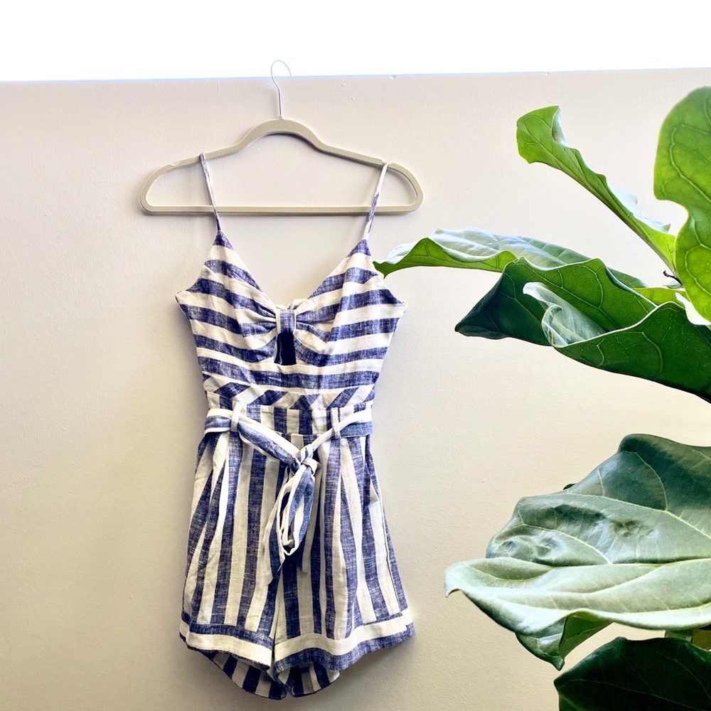 Summer stripe romper